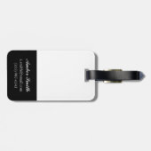 Tropische Küste 2 Gepäckanhänger (Rückseite horizontal)