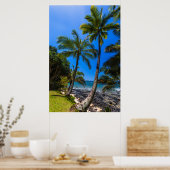 Tropische Küste 2 Poster (Küche)