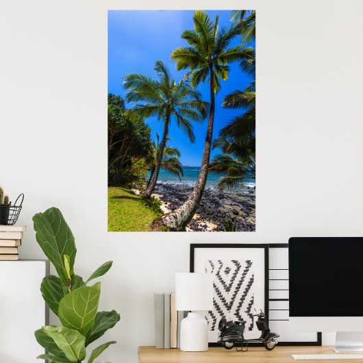 Tropische Küste 2 Poster (Heimbüro)