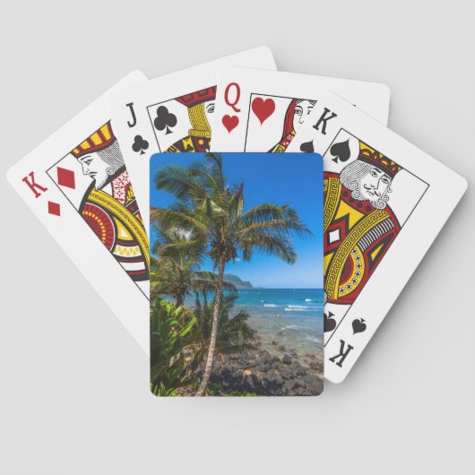 Tropische Küste Spielkarten (Rückseite)