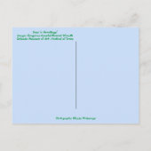 Tropische Küstenfische Meer in Grüße Urlaub Postkarte (Rückseite)