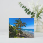 Tropische Küstenlinie Postkarte (Stehend Vorderseite)