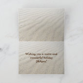 Tropische Küstenmeere & Grüße Weihnachten (Innenseite)