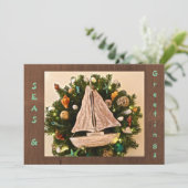 Tropische Küstenmeere & Grüße Weihnachten (Stehend Vorderseite)