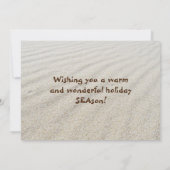 Tropische Küstenmeere & Grüße Weihnachten (Rückseite)