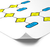 tropische Lage - Flussdiagramm Poster (Ecke)