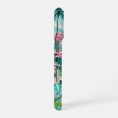 Tropische Lagune mit Kirschblüten - Gehäuse mit iP iPhone Hülle (Rechte Seite)