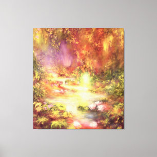 Tropische Landschaft 1990 Leinwanddruck