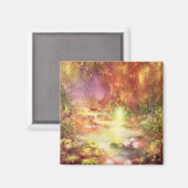 Tropische Landschaft 1990 Magnet (Vorderseite/Rückseite)
