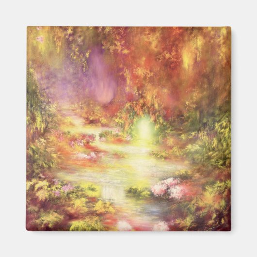Tropische Landschaft 1990 Magnet (Vorne)
