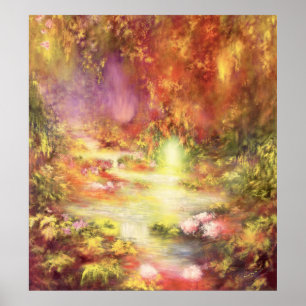 Tropische Landschaft 1990 Poster