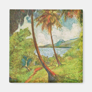 Tropische Landschaft auf Martinique (Charles Laval Magnet