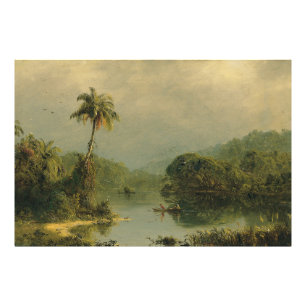 Tropische Landschaft Frederic Edwin Church Fotodruck