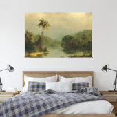 Tropische Landschaft Frederic Edwin Church Leinwanddruck (Insitu (Schlafzimmer))