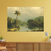 Tropische Landschaft Frederic Edwin Church Leinwanddruck (Insitu (Wohnzimmer))