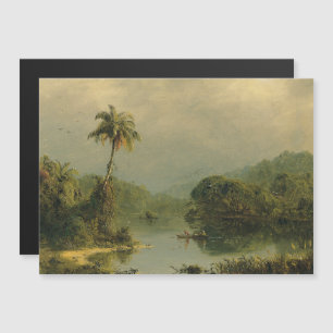 Tropische Landschaft Frederic Edwin Church Magnetkarte