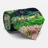 Tropische Landschaft Krawatte (Gerollt)