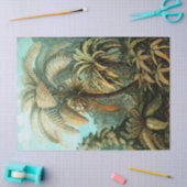 Tropische Landschaft mit Palmen Seidenpapier (Basteln)