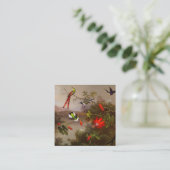 Tropische Landschaft mit zehn Hummingbirds Heade Begleitkarte (Stehend Vorderseite)