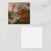 Tropische Landschaft mit zehn Hummingbirds Heade Begleitkarte (Vorne/Hinten)