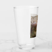Tropische Landschaft mit zehn Hummingbirds Heade Glas (Rechts)