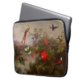 Tropische Landschaft mit zehn Hummingbirds Heade Laptopschutzhülle (Vorderseite Links)