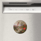 Tropische Landschaft mit zehn Hummingbirds Heade Magnet (In Situ (Geschirrspüler))