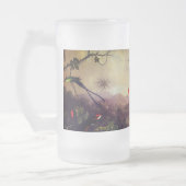 Tropische Landschaft mit zehn Hummingbirds Heade Mattglas Bierglas (Links)