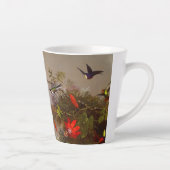 Tropische Landschaft mit zehn Hummingbirds Heade Milchtasse (Rechts)
