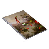 Tropische Landschaft mit zehn Hummingbirds Heade Notizblock (Rechte Seite)