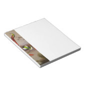 Tropische Landschaft mit zehn Hummingbirds Heade Notizblock (angewinkelt)