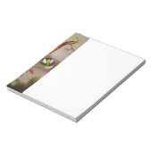 Tropische Landschaft mit zehn Hummingbirds Heade Notizblock (Rotiert)