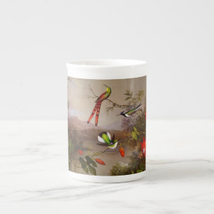Tropische Landschaft mit zehn Hummingbirds Heade Porzellantasse