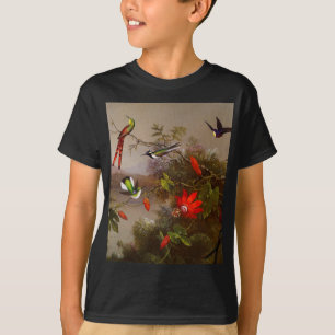 Tropische Landschaft mit zehn Hummingbirds Heade T-Shirt