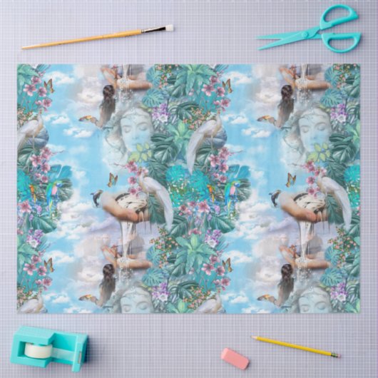 tropische Landschaften Seidenpapier (Basteln)