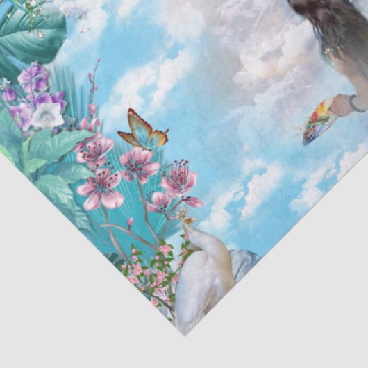 tropische Landschaften Seidenpapier (Ausschnitt)