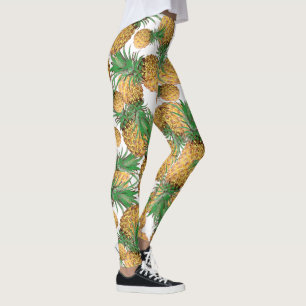 Tropische leckere Ananas Muster Champ Leggings