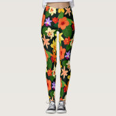 tropische Leggings (Vorderseite)