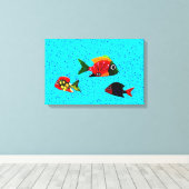 Tropische Leinwand (Insitu (Holzboden))