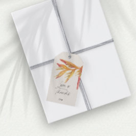 Tropische Liebe dank Gastgeschenk Hochzeit Geschenkanhänger