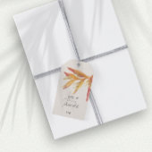 Tropische Liebe dank Gastgeschenk Hochzeit Geschenkanhänger