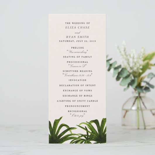 Tropische Liebe / Programm (Stehend Vorderseite)