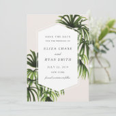 Tropische Liebe / Save the Date (Stehend Vorderseite)