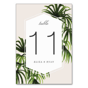 Tropische Liebe/Tabelle Nr. Tischnummer