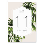 Tropische Liebe/Tabelle Nr. Tischnummer (Rückseite)