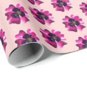 Tropische Lila MOD Orchid Blume Sommer Geburtstag Geschenkpapier (Rolleneckpunkt)