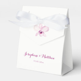 Tropische Lila Orchideenhochzeit Geschenkschachtel
