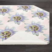 Tropische Lila Passion-Blume Sherpadecke