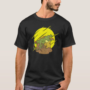 Tropische Lizard Herpetology Reptile Animal Iguana T-Shirt