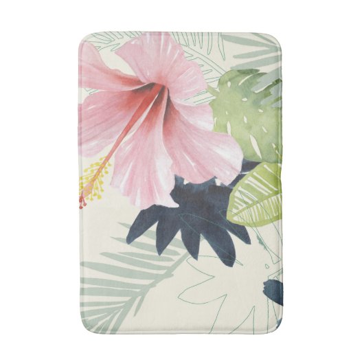 Tropische Lochkollektion Badematte (Vorderseite Vertikal)